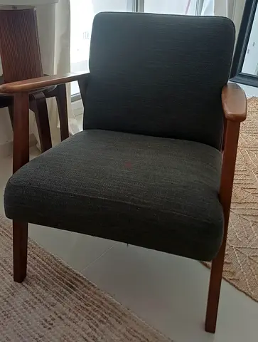 Ikea Armchair fabric dark grey