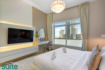 1BR in Lake City Tower JLT | Lake View | Near Metro | Sofa Bed | All Bills Included