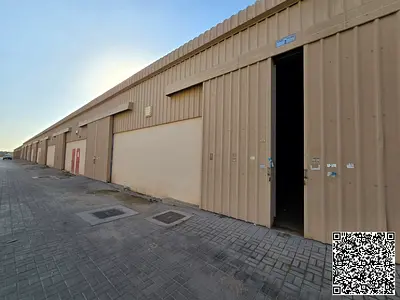 للإيجار مستودع 23,249 قدم – كهرباء 40 ك – الصجعة الصناعية – الشارقة