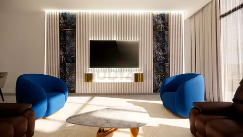Interior design 3D visualization