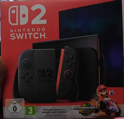 Nintendo Switch OLED (2) console box with Mario Kart World