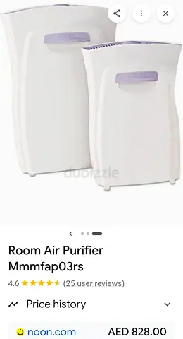 Room Air Purifier - White (pair shown)