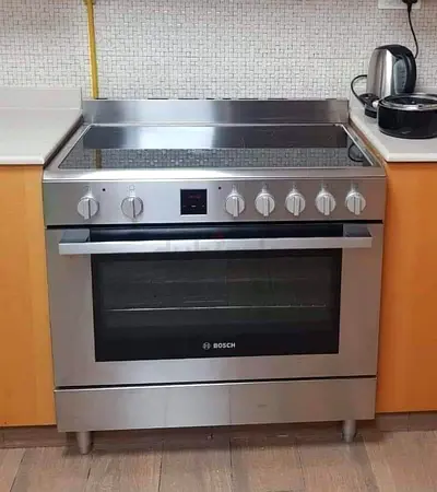 Free Delivery- BOSCH Latest Model 5-Burner Electric Ceramic Cooking Range 90x60 CM