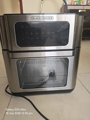 Black+Decker Compact Stainless Steel Countertop Oven - Used