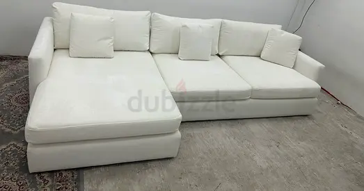 Amazing condition cratebarrel lshape sofa