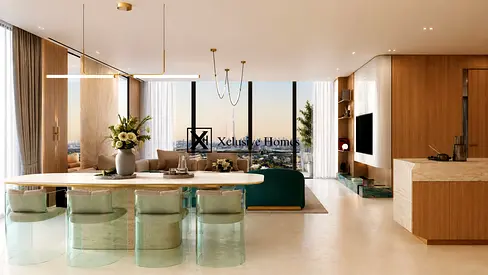 High-Floor 1BR | Burj Skyline Views | Binghatti Cullinan