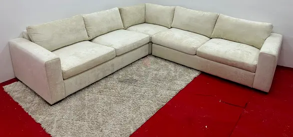 Same like new condition pottery barn corner sofa