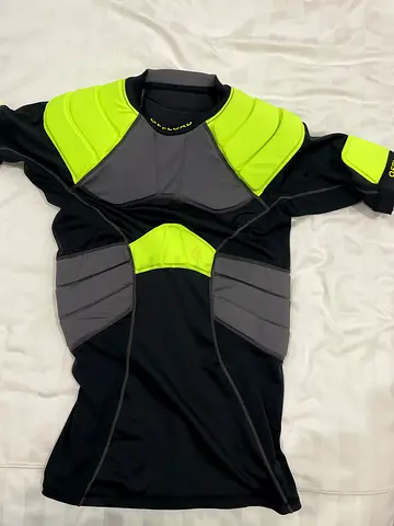 Used Padded Protective Rash Guard Top - Size Large