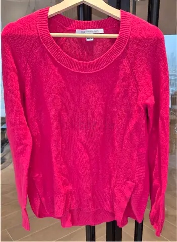 Pink Diane von Furstenberg Cashmere Ribbed Jumper
