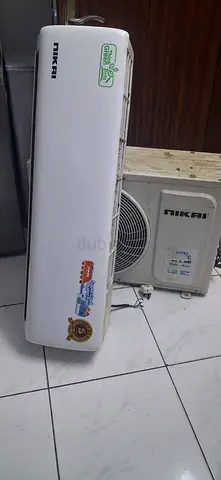 1.5 ton Nikai Split AC Indoor and Outdoor Units - Used, Good Working Condition
