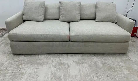 Almost brand new cratebarrel three seater sofa