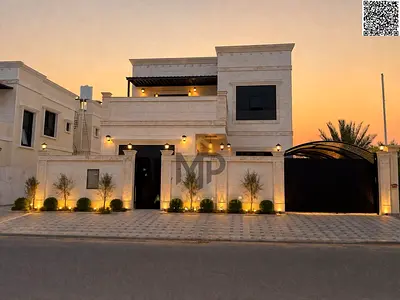For Sale: Luxury Two-Story Villa in Ajman Prime location near Sheikh Mohammed Bin Zayed Road and all amenities Freehold for Life for all nationalities