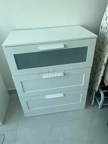 IKEA BRIMNES 3-Drawer Chest – White - Good Condition