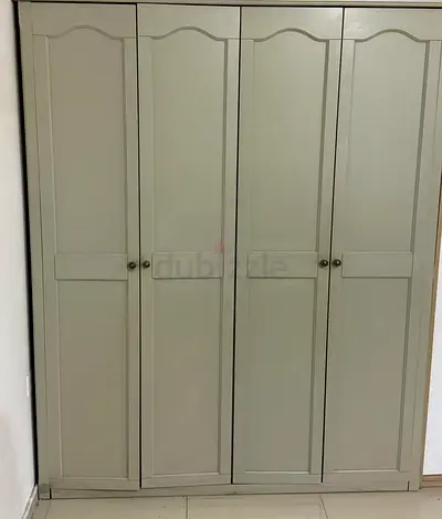 Four-door wardrobe