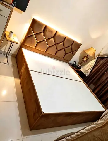 Brand New luxury fabric wood Bed king size 180cm 200cm With Medical Mattress Available
