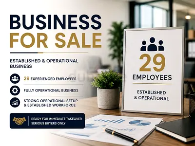Business for Sale – Established Company with Workforce