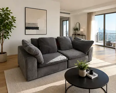 Pan homes 2 seater modular sofa pianca