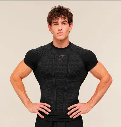 Gymshark onyx v1 black t shirt original