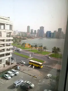 Office for Rent in Al Majaz 1, 1400 Sqft Open Space, Luxury Tower, Free AC, Prime Location, AED 70,0
