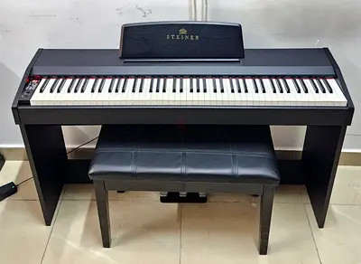 The Steiner DP-400 B (Black) is a popular, full-size 88-key digital piano designed for beginner and