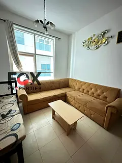 Fully Furnished 1BR Apartment for Annual Rent in City Tower, Al Nuaimiya 3 | Parking, Balcony, Maste