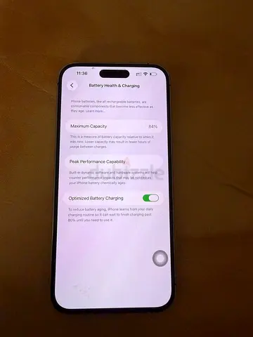 Apple iPhone 14 Pro Max 256GB Deep Purple with 84 Percent Battery Health
