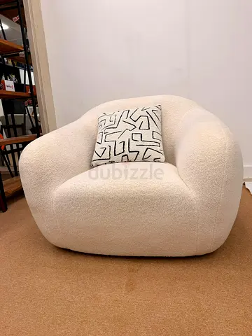 Modern Teddy Bouclé Accent Chair