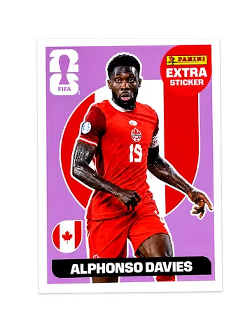 Panini FIFA Alphonso Davies Extra Sticker - best Condition