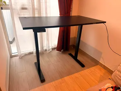 Flexispot adjustable electric standing desk - 140x80cm - Black