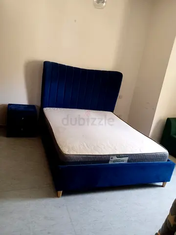 Queen size bed with mattress for sale