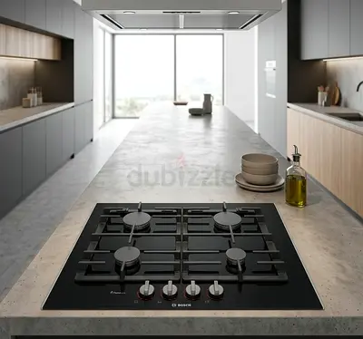 Bosch Series 8 Built-in Gas Cooktop 4 Burner – Heavy Duty with Safety Features