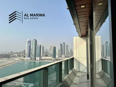 Brand New| Luxury 1BR | Full Sea View | Wooden Flooring | Parking | Gym | Pool | Kids Area