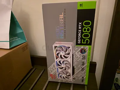 ASUS ROG Strix GeForce RTX 5080 16GB White GPU - Brand Boxed
