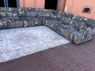 Call it a sectional Multicolur sumo sofa