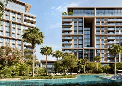 1BR Apartment | City Walk Crestlane 4 | Pool & Garden View | Furnished