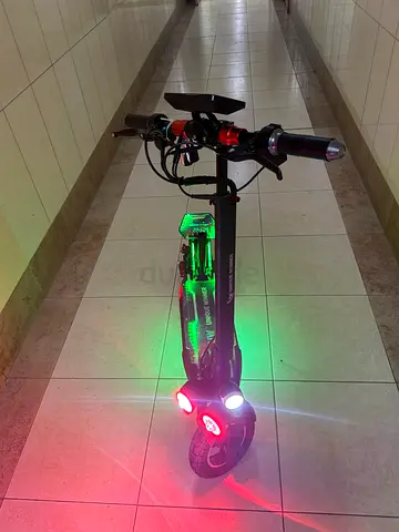 Electric Scooter with LED Lights - Good Condition