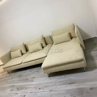 IKEA Soderhamn L Shape Sofa Beige