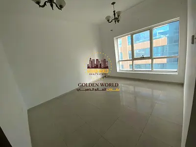 A spacious two-bedroom apartment available for rent in Al Majaz 3 near Al Qasba. The apartment offers a practical layout, free parking, and an open vi