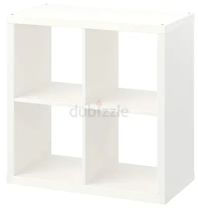 White Shelving Unit, Perfect for Book Storage