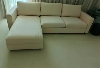 Beige color IKEA vimle sofabed