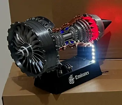 Aircraft Engine Model Rechargeable
