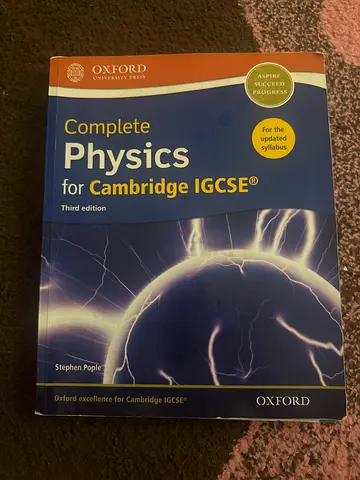Complete Physics for Cambridge IGCSE (Third edition) - Oxford