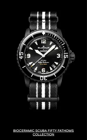 Brand NEW Swatch x Blancpain Bioceramic Scuba Fifty Fathoms “Ocean of Storms