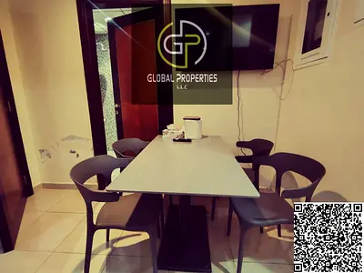Fully Furnished Studio for Monthly Rent | Ajman Corniche Residences | City View