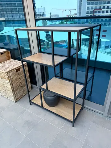 Wood Steal Shelf