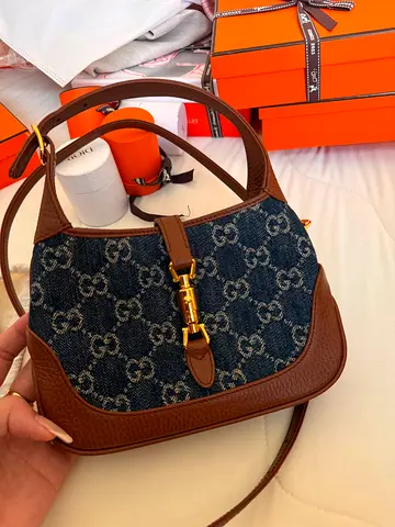 Gucci mini denim bag brand new