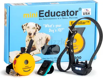 Educator E-Collar Humane Dog Training Collar with Remote, 100 Safe Tapping Stimulation Levels, Night