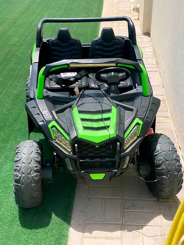 Kids Electric Ride-On Buggy Car - 2-Seater, Battery Powered with remote - used