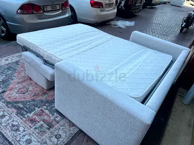 Italian comodo pull out two seater sofa bed with mattress
