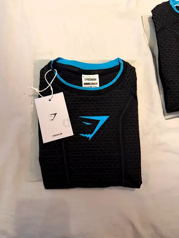 Gymshark Onyx V1 - Blue Logo M